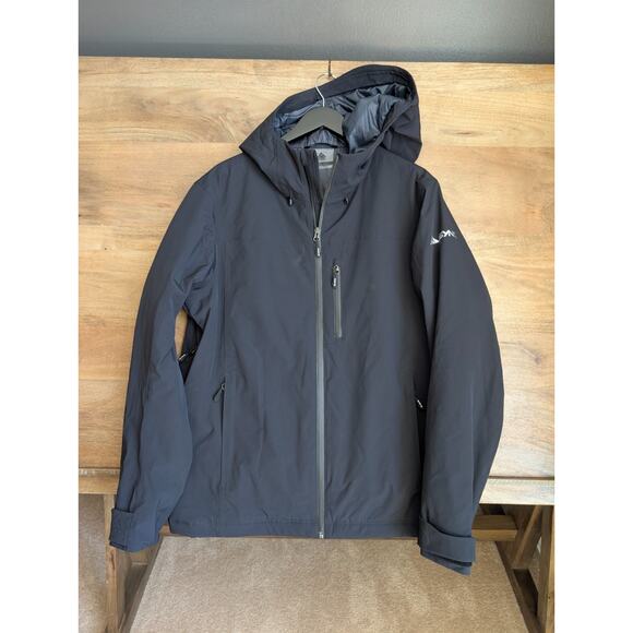 SYNC Other - SYNC Timberline Jacket Men Large Black Performance Long Sleeve Hooded Zip Up NWT